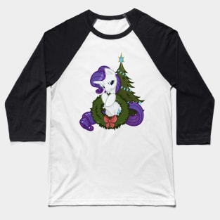 My Little Pony Christmas Rarity Baseball T-Shirt